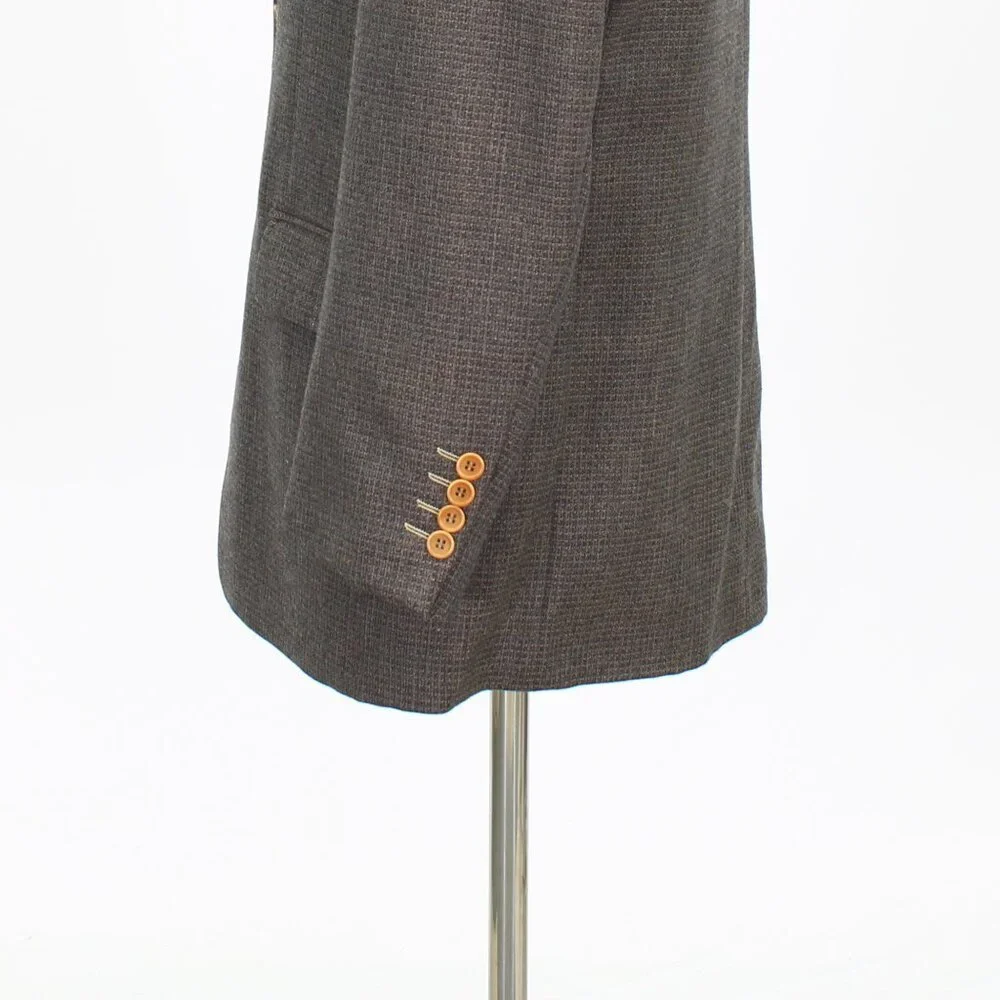 Marzotto Lab 42S Brown HT 3-Button Sport Coat Blazer Jacket T529